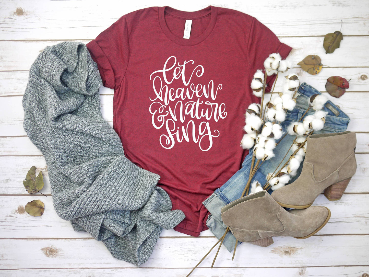Let Heaven and Nature Sing - Women's Screen Printed T-Shirt