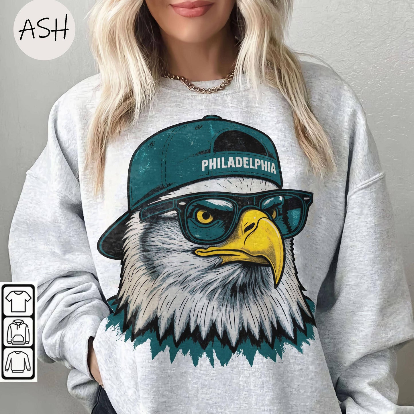 Vintage 90s Philadelphia Football Mascot T-Shirt