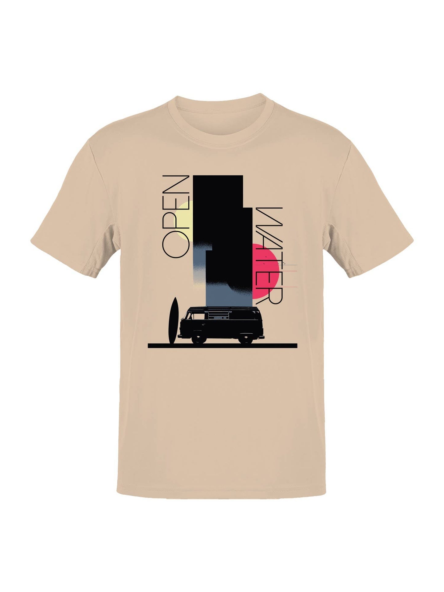 Retro Surf Van with Open Water Men's T-Shirt