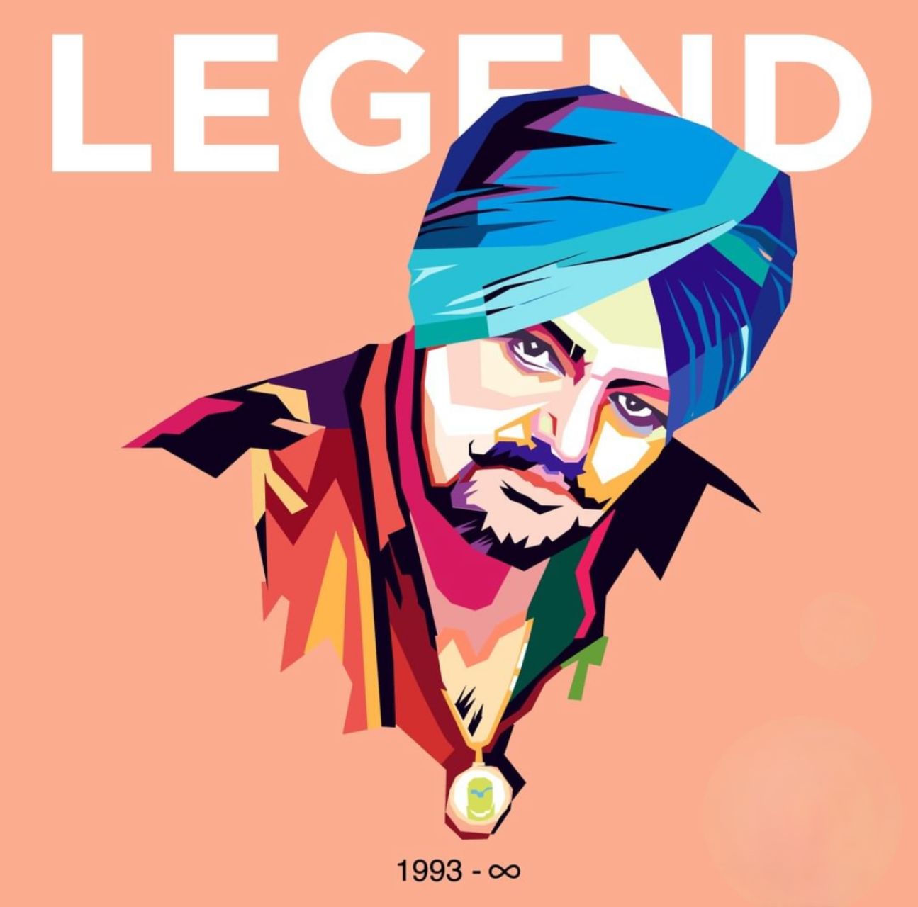 Sidhu Moose Wala Legends Never Die T-Shirt