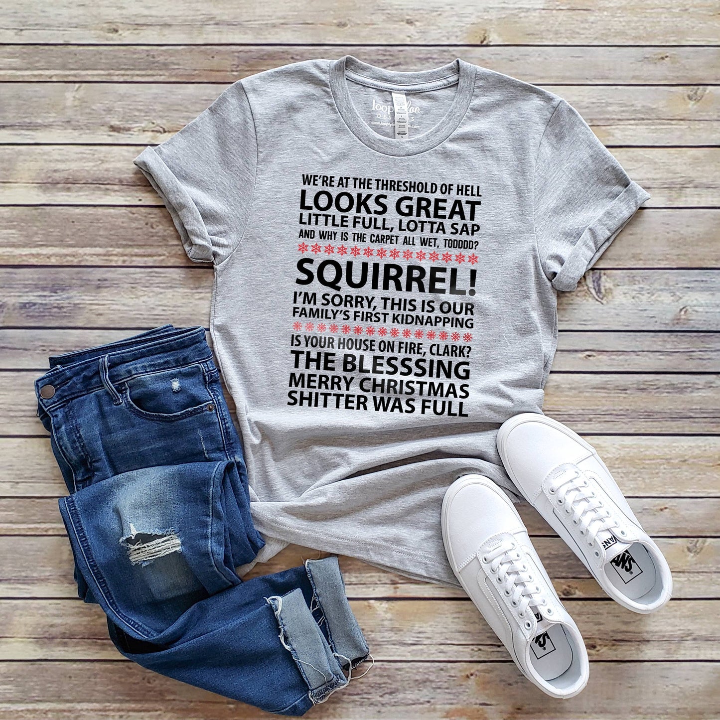 Holiday Movie Quotes | Christmas Vacation Tee | Sizes XS-2XL