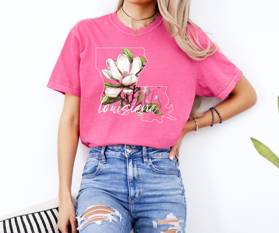 Exclusive Louisiana State Flower T-Shirt