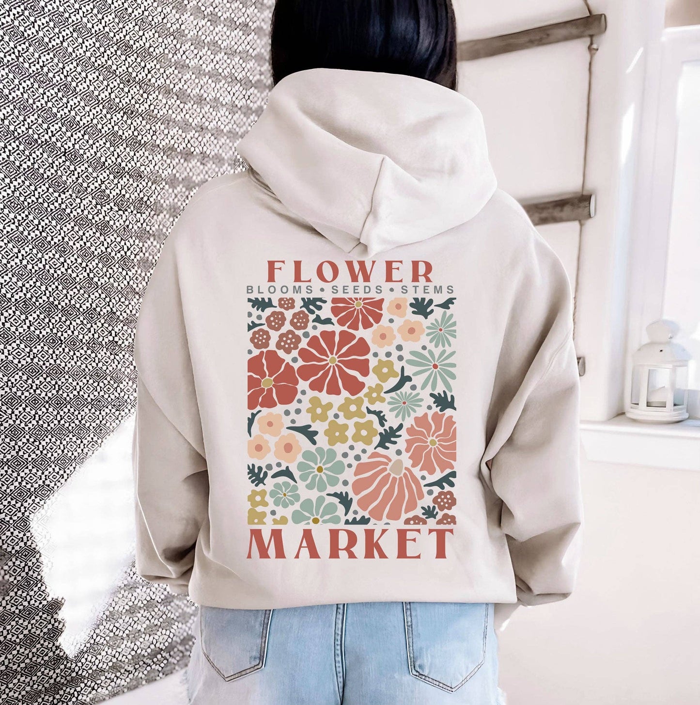 Flower Market Hoodie | S-2XL