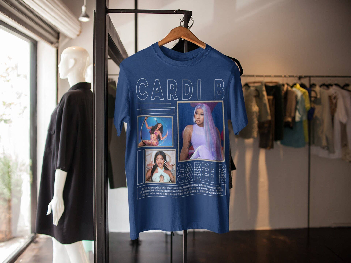 Cardi B Vintage 90s Graphic Tee Limited Edition Retro Shirt