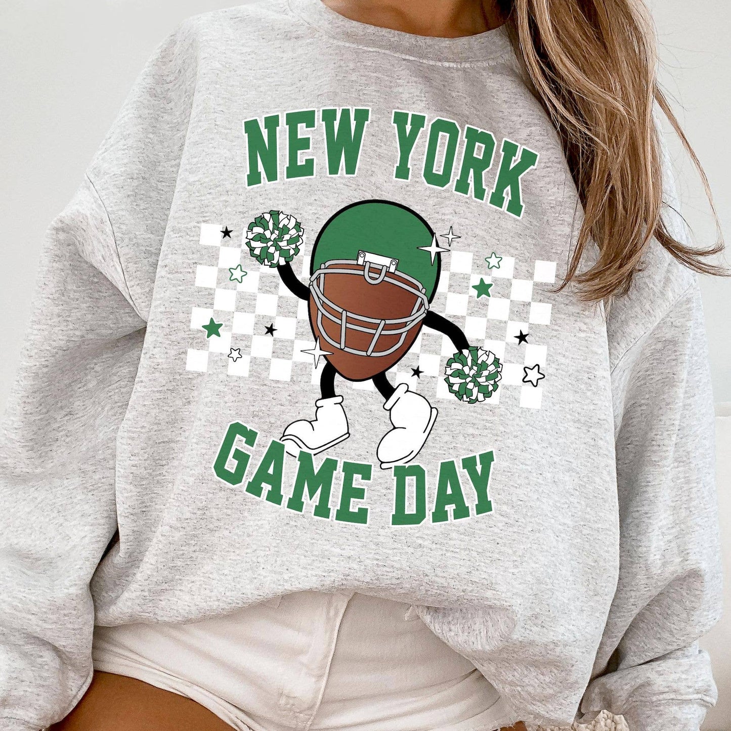 New York Football Game Day Sweat Sweatshirt, Jets Fan Gift
