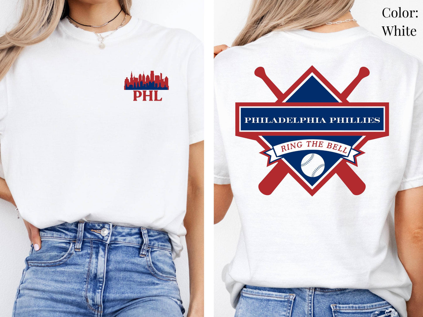 Philadelphia Phillies Baseball Tee - Gift For Philly Fan
