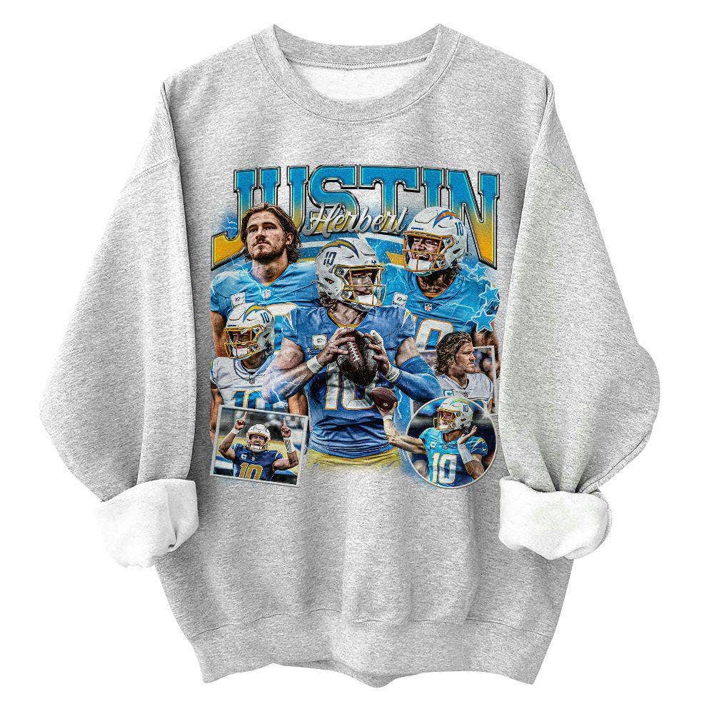 Justin Herbert Vintage Football American Graphic Shirt