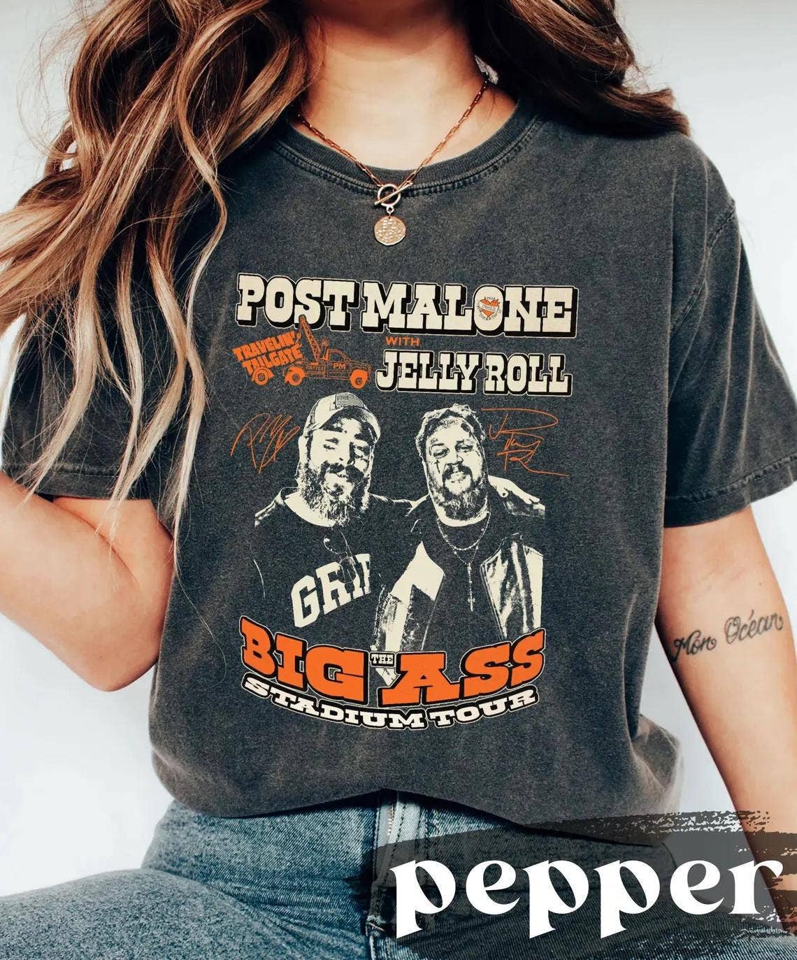 Post Malone Vintage Stadium Tour Rap Music Shirt