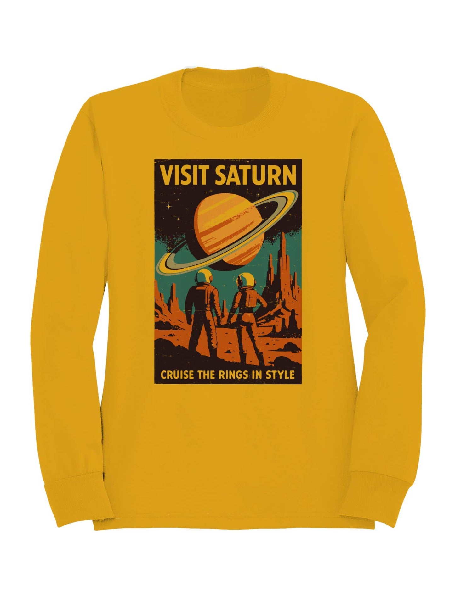 Explore Saturn - Cruise the Rings Men's Sweatshirt