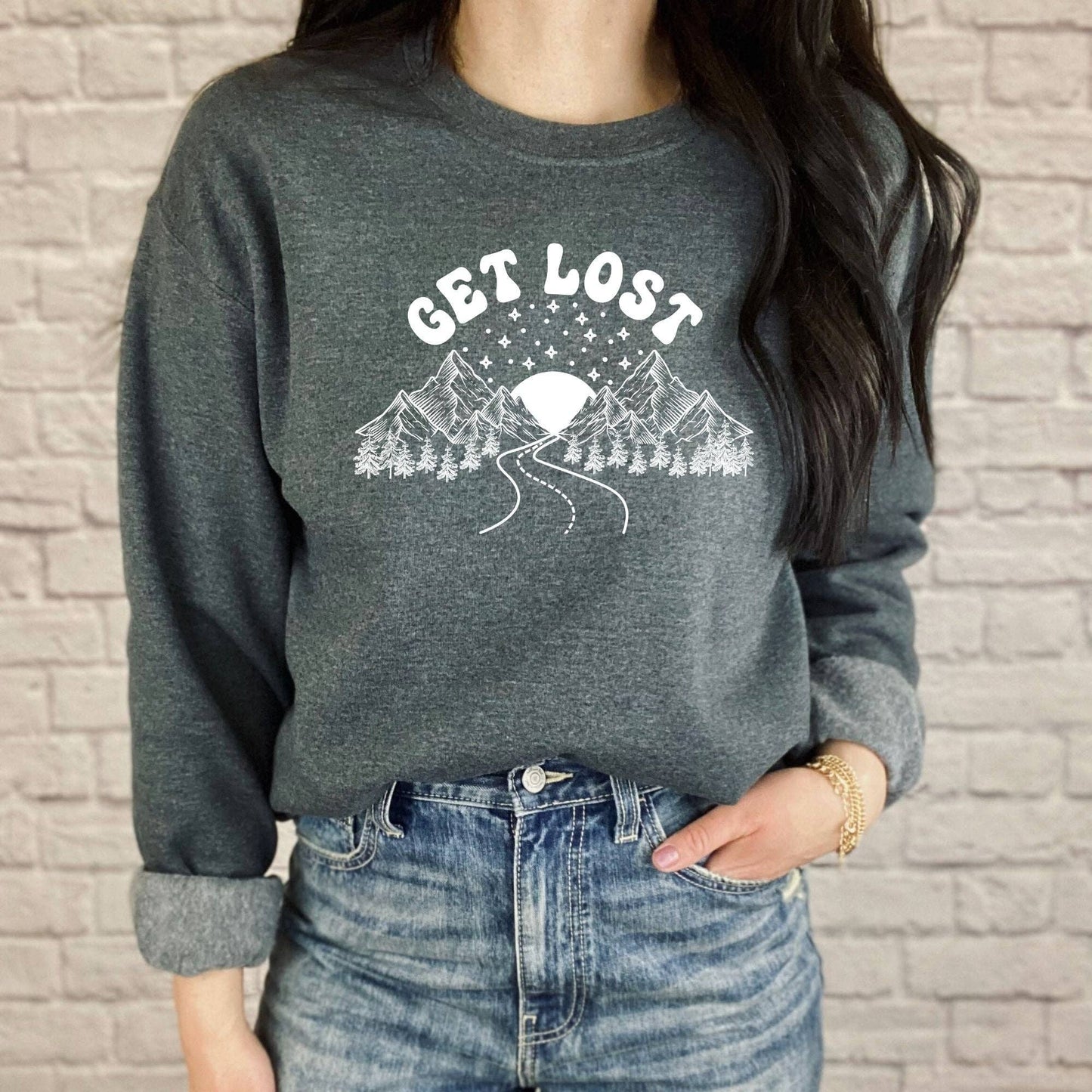 Get Lost Crewneck Sweatshirt Hoodie 070