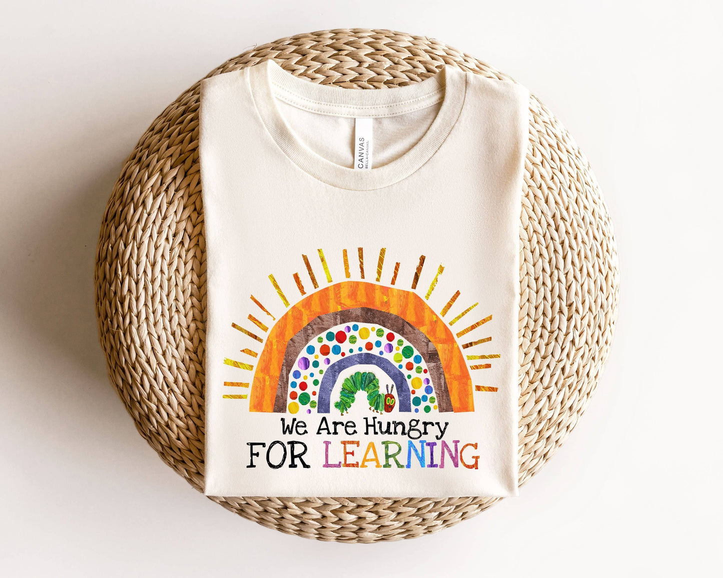 We Are Hungry For Learning T-Shirt, Funny Teacher Gift