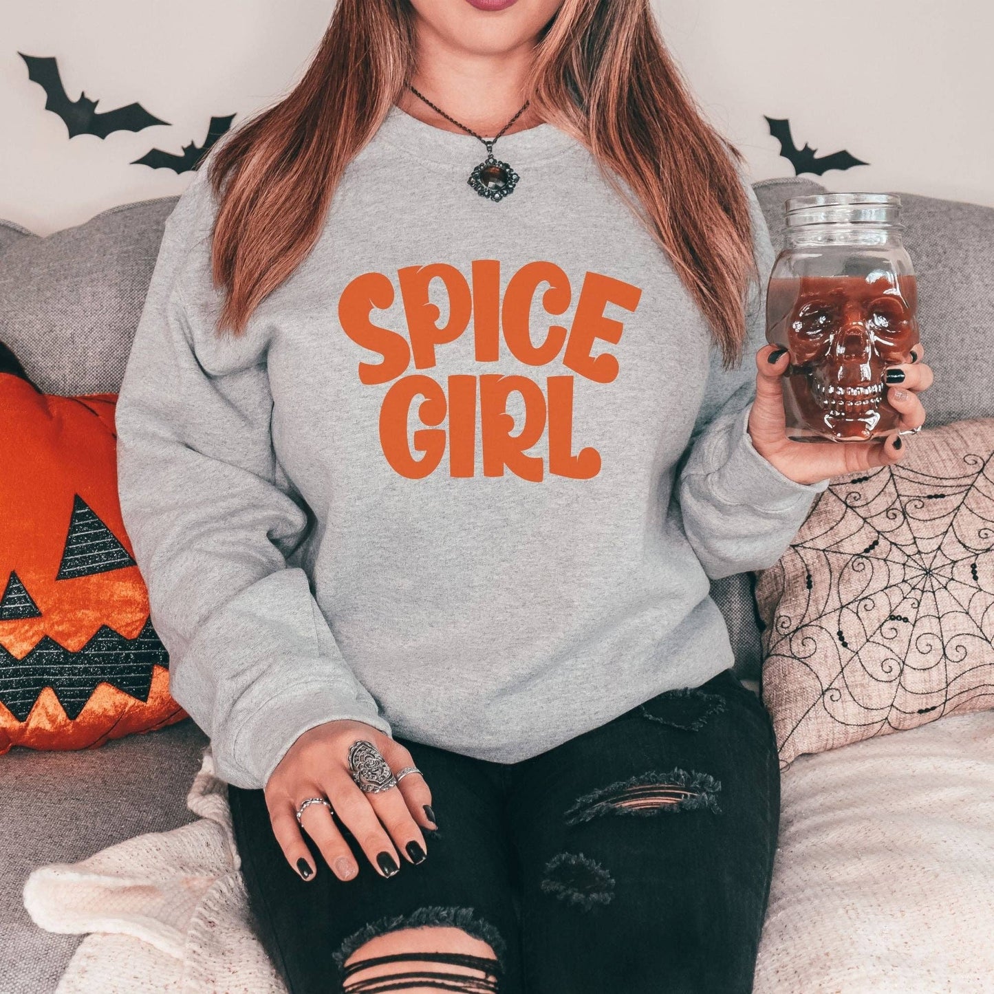 Spice Girl Halloween Crewneck Sweatshirt Hoodie