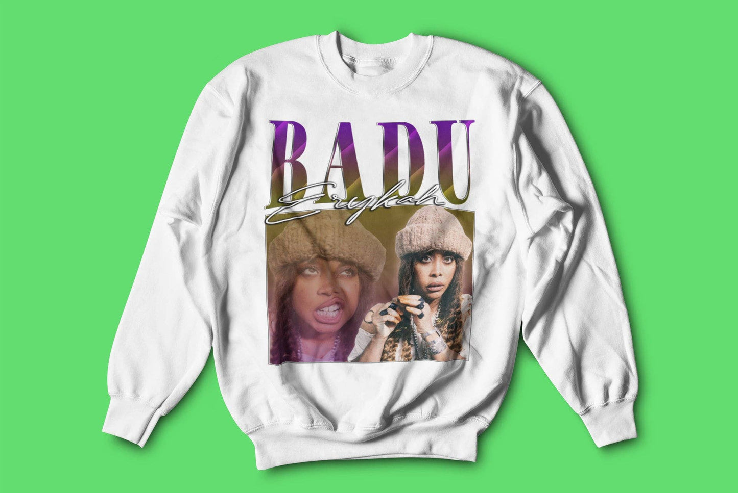 Erykah Badu Vintage Sweatshirt - Baduizm Retro 90s Fan Sweat