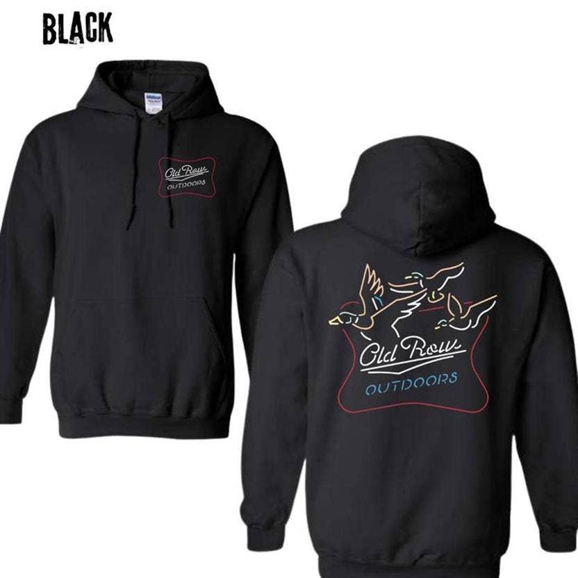 Old Row Outdoors Duck Hoodie - 2-Sided Design For Hunters