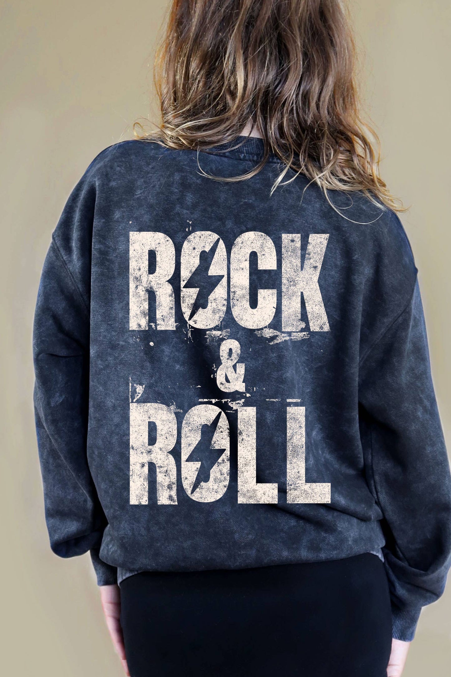 Thunder Rock & Roll F&B Mineral Graphic Brushed Sweatshirt