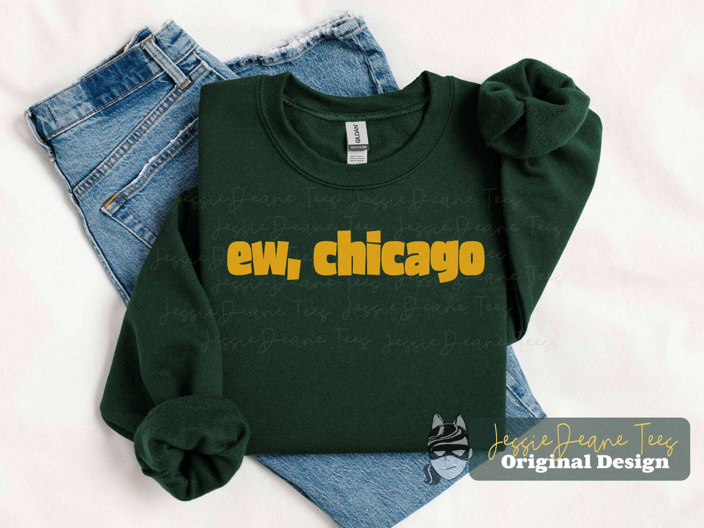 Chicago Vs Green Bay Funny Football Fan Sweatshirt