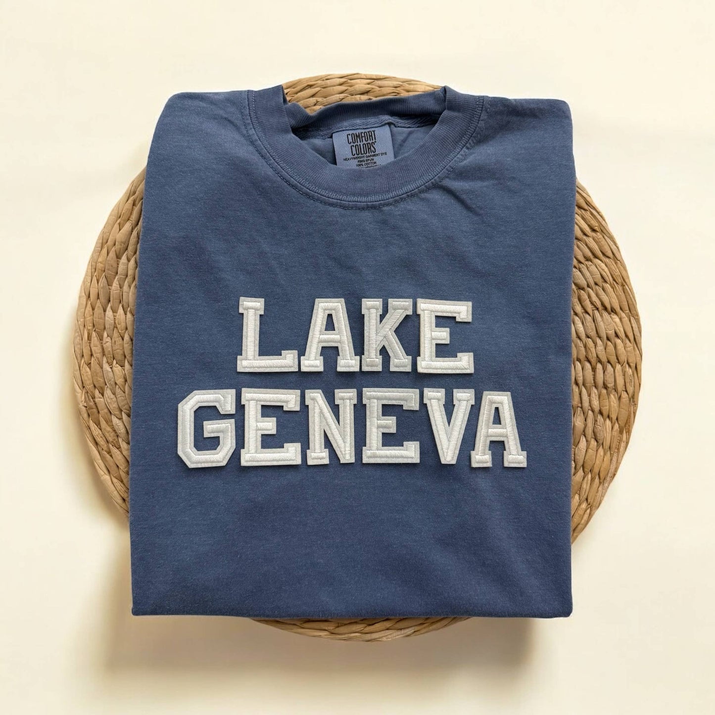 Comfort Colors Lake Geneva Wisconsin Short Sleeve Shirt