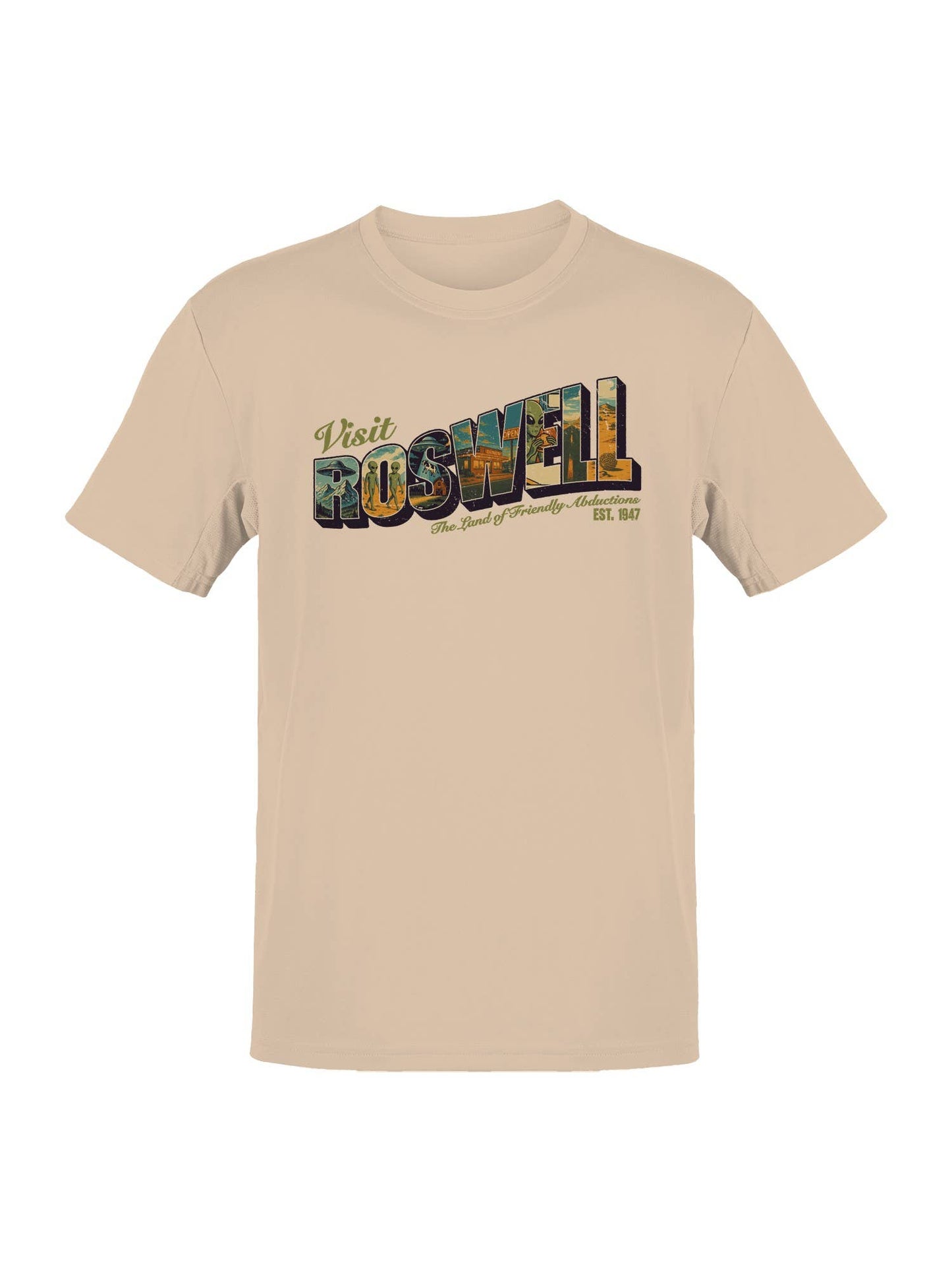Visit Roswell: Friendly Abductions Men's T-Shirt
