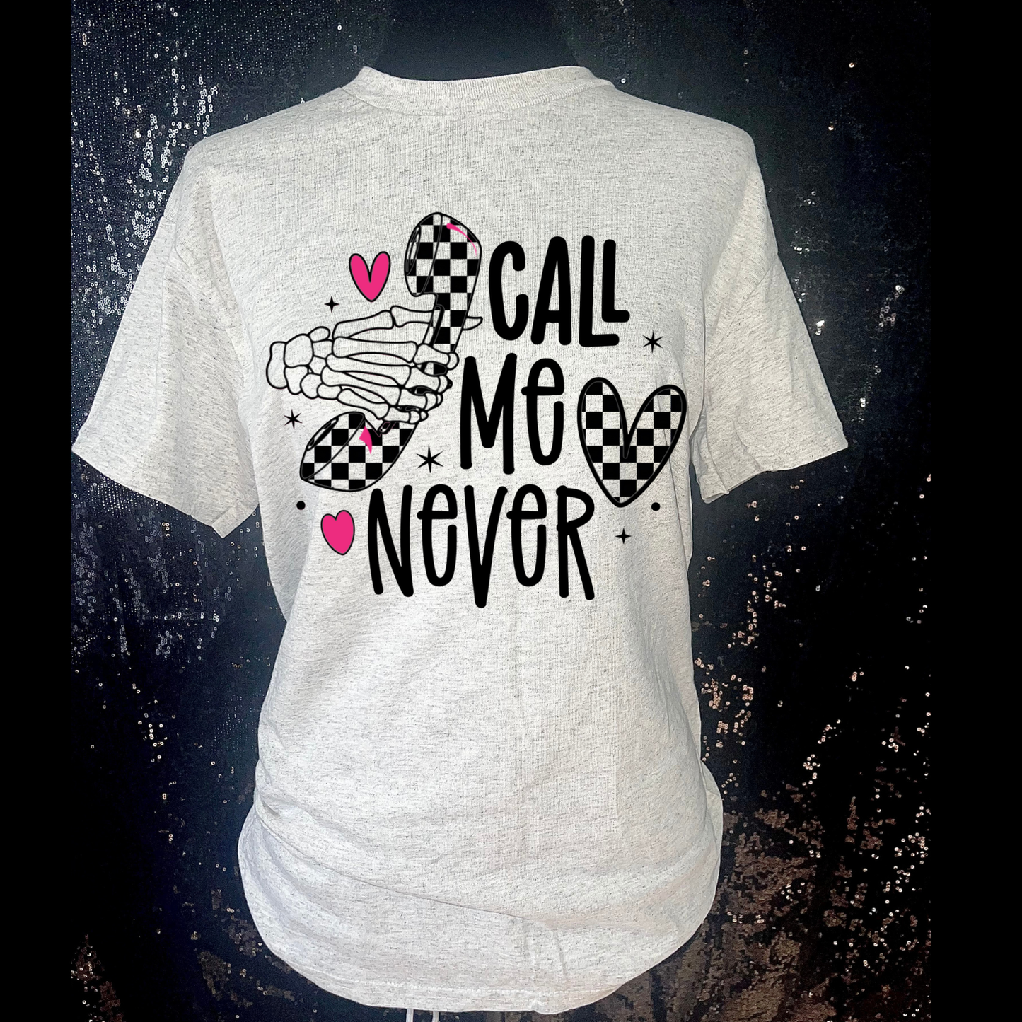Call Me Never Valentine's Tshirt