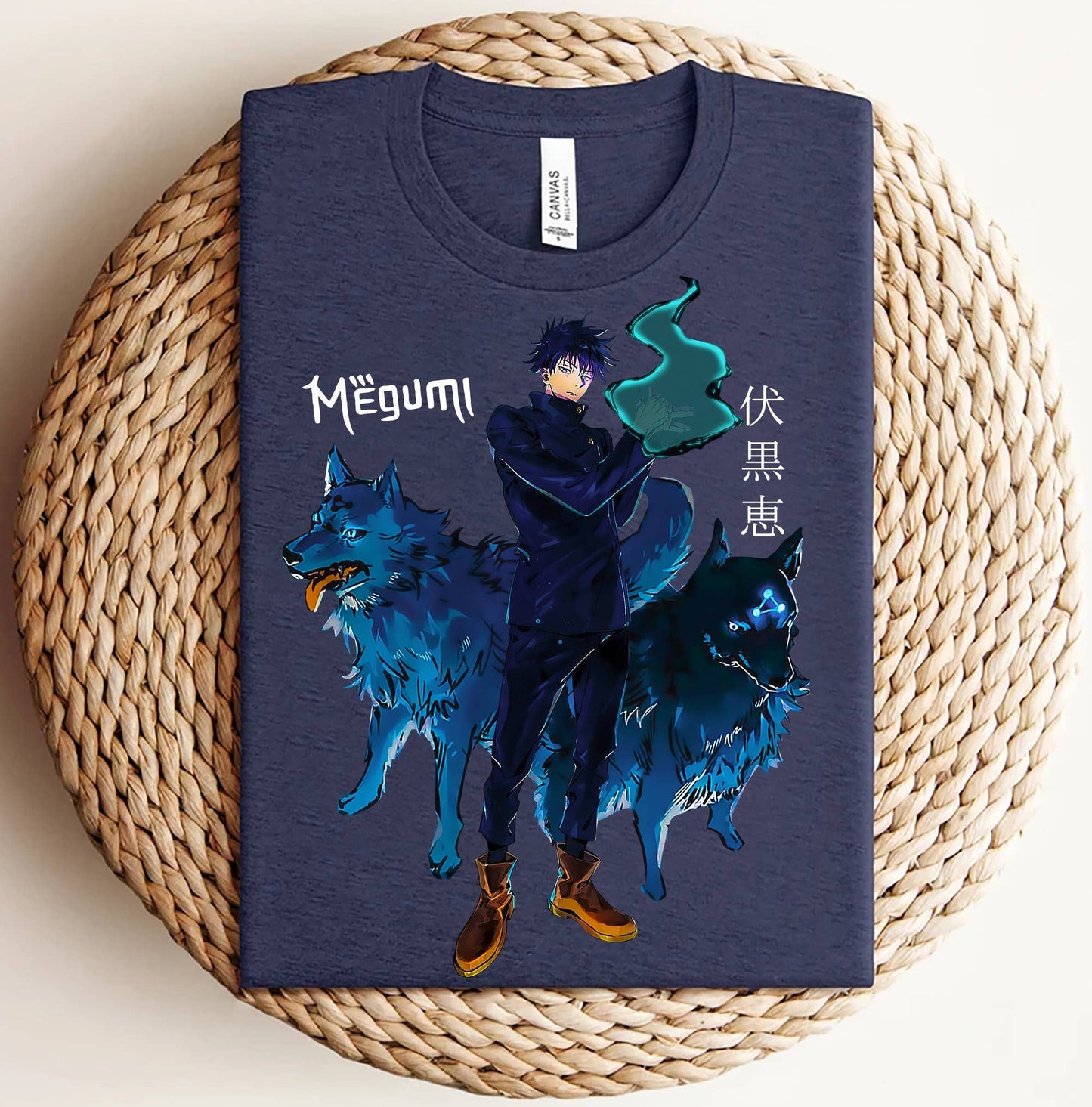 Fushiguro Jujutsu Wolf T-Shirt - Anime Graphic Unisex Gift T