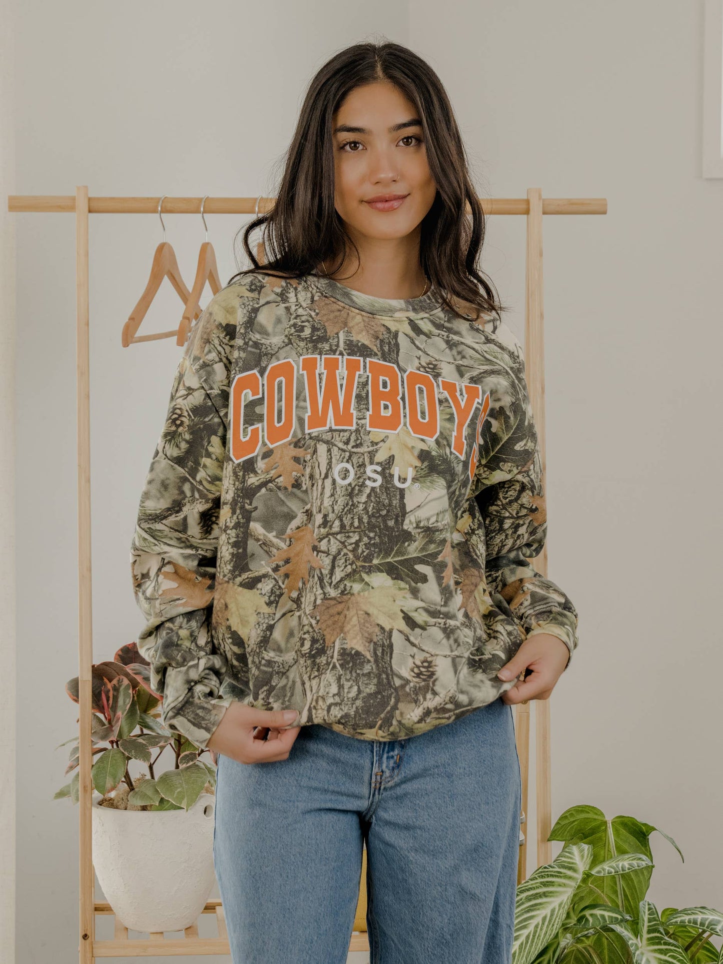 Osu Cowboys Filled Gault Camo Sweatshirt
