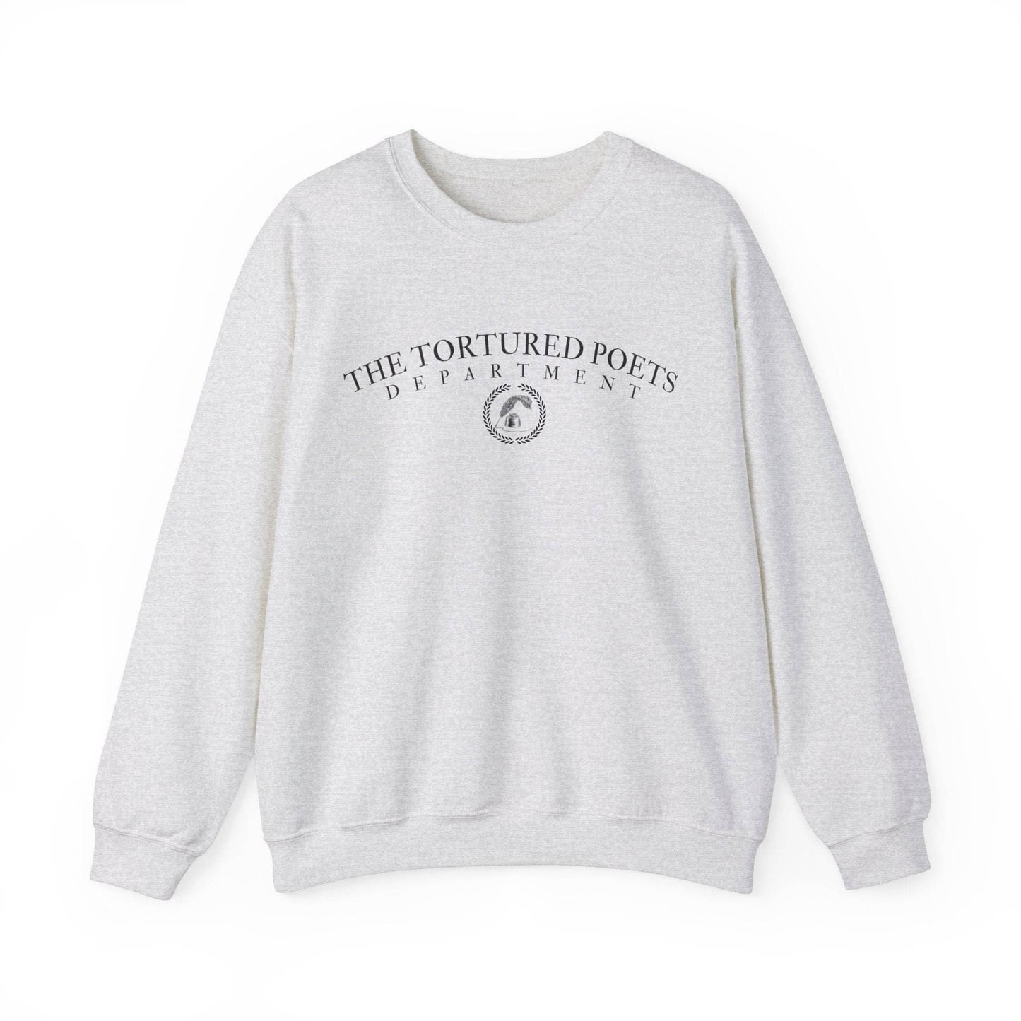 Minimalist 'the Tortured Poets Department' Crest Sweatshirt