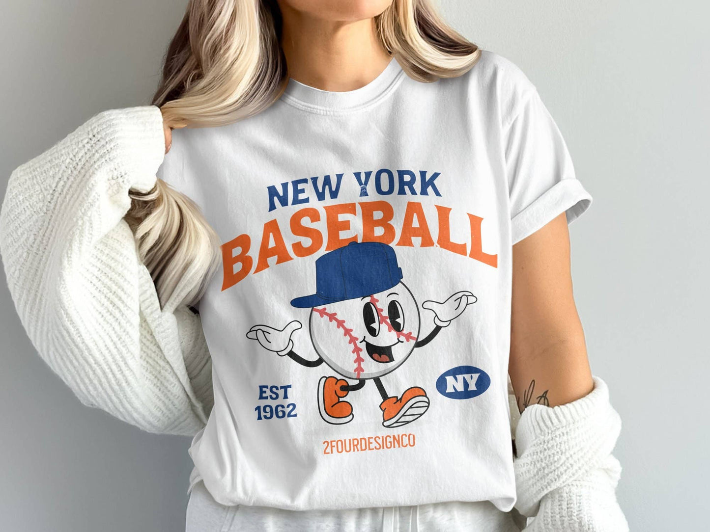 New York Baseball Vintage Nym Unisex T-Shirt