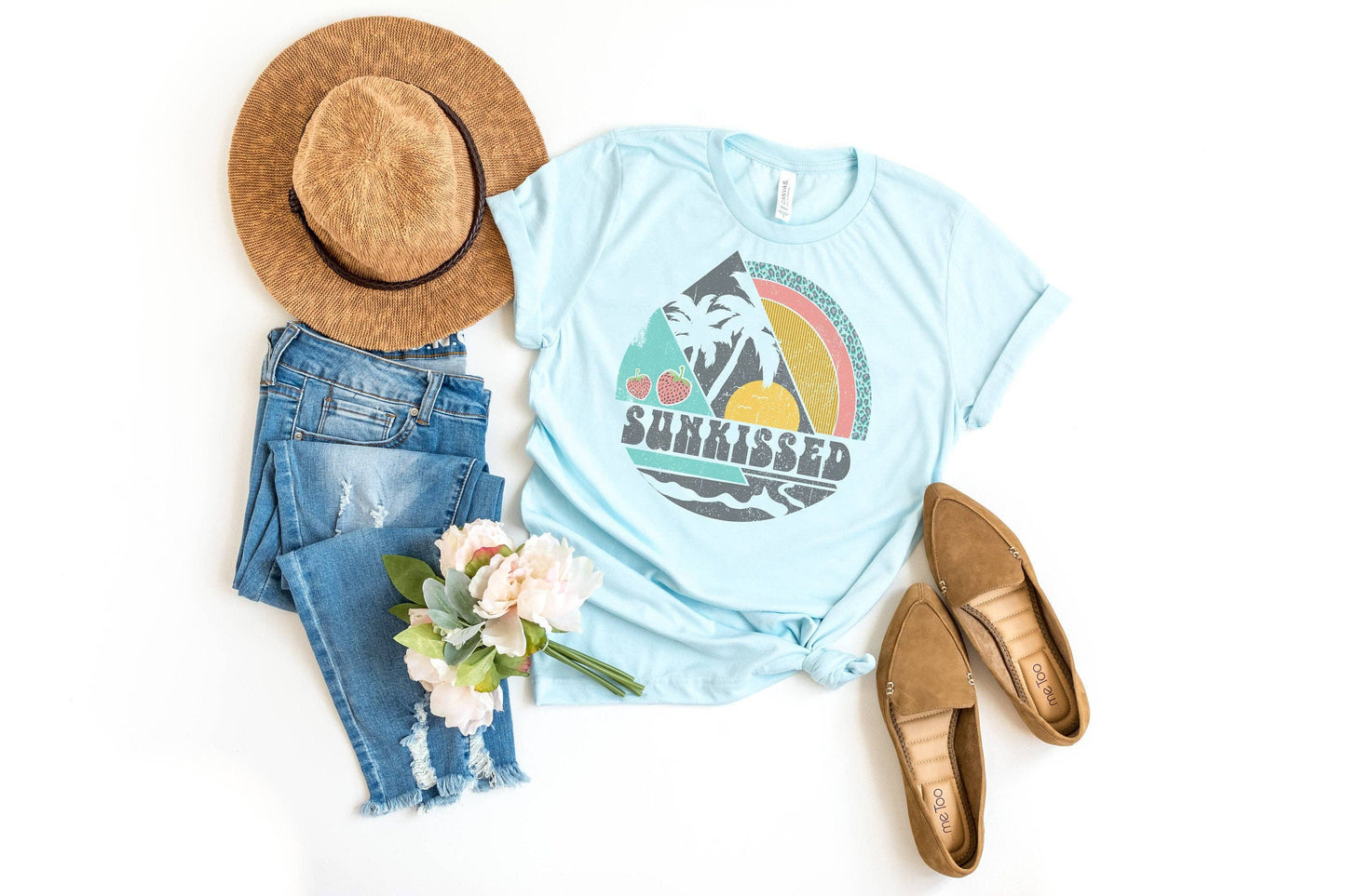 Sunkissed Retro Tee | Beachy Vibes Tee