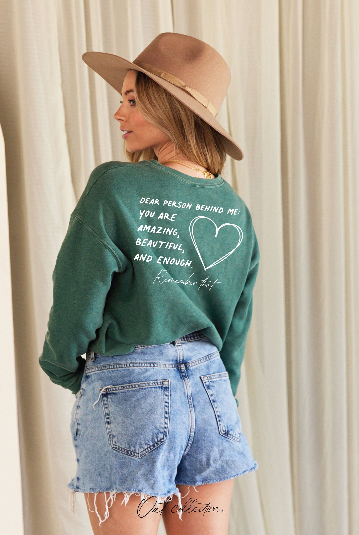 You Matter Front Back Mineral Graphic Sweatshirt