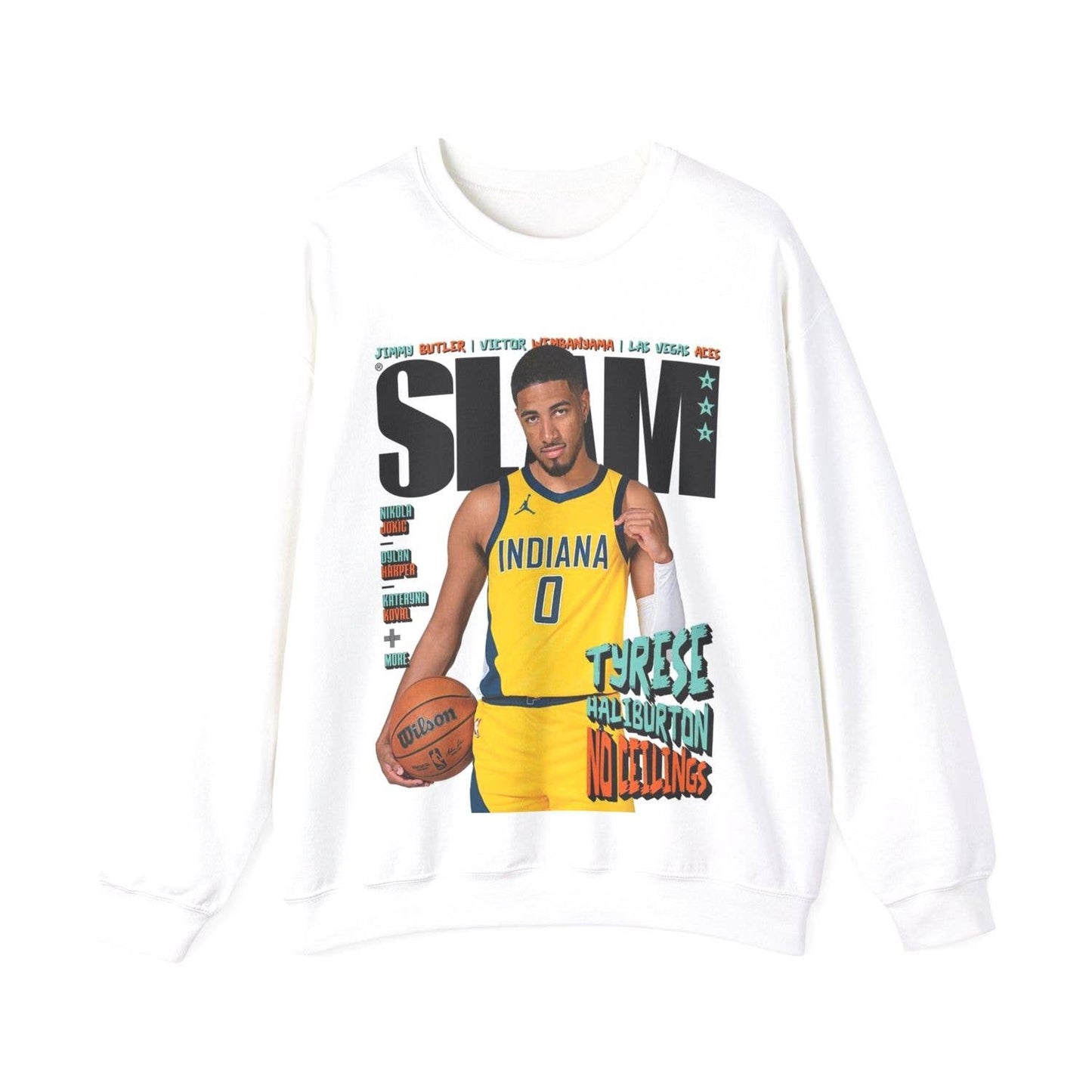 Tyrese Haliburton Indiana Pacers Nba Slam Cover Hoodie