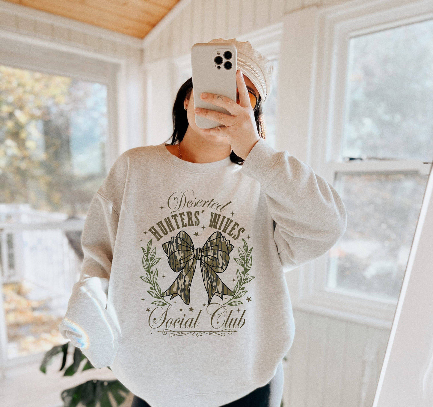 Deserted Hunters Wives Crew Neck Sweatshirt