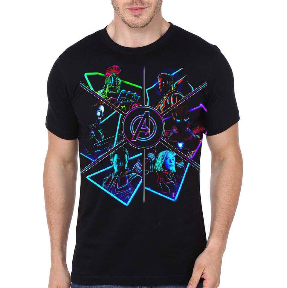 Avengers Endgame Black T-Shirt