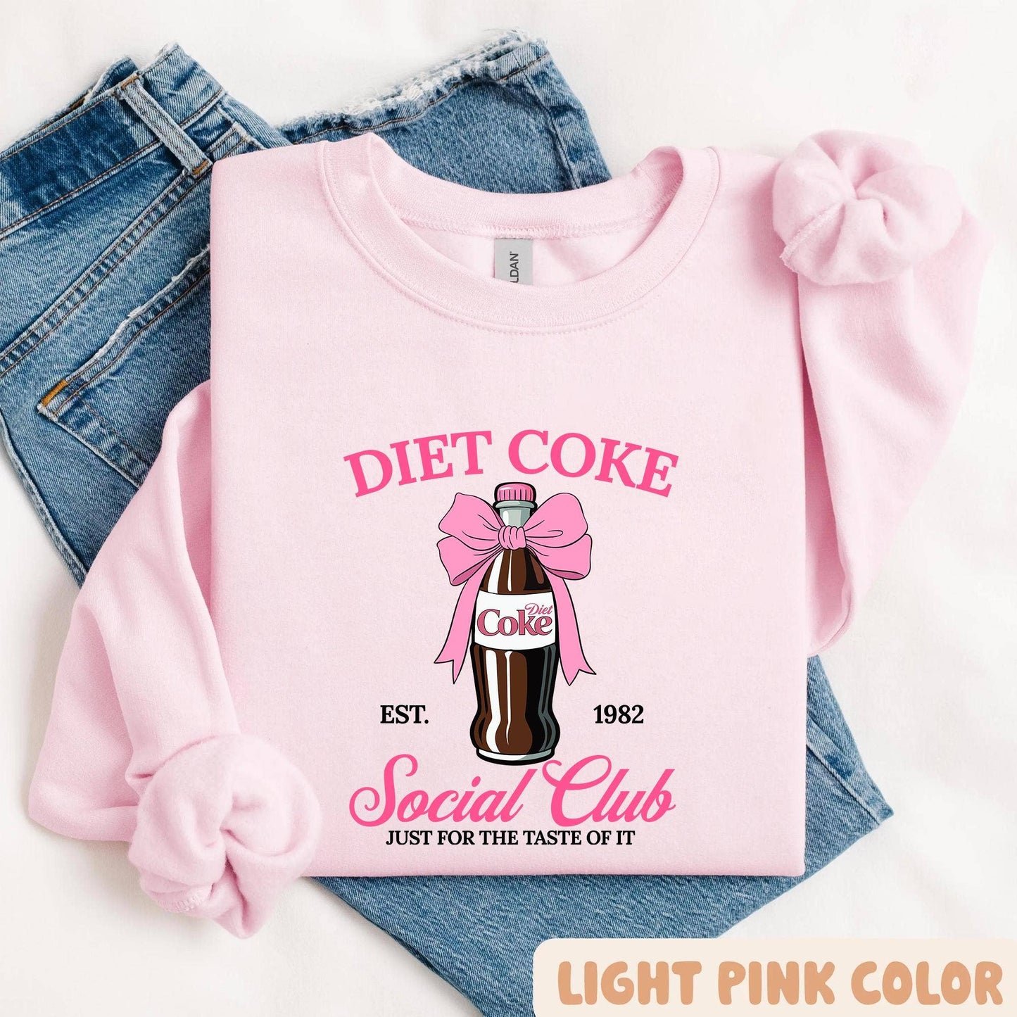 Diet Coke Social Club Sweatshirt For Diet Coke Lovers