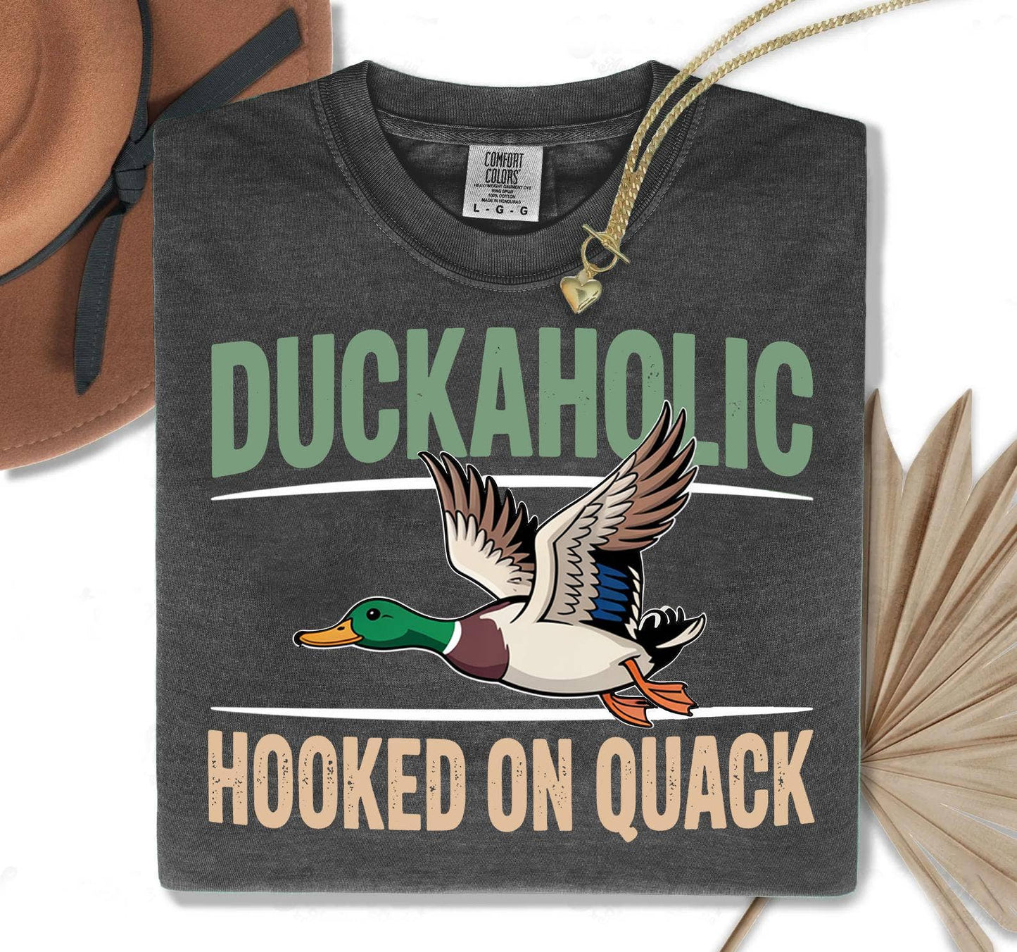 Duckaholic Hunting Shirt Funny Waterfowl Outdoorsman Gift