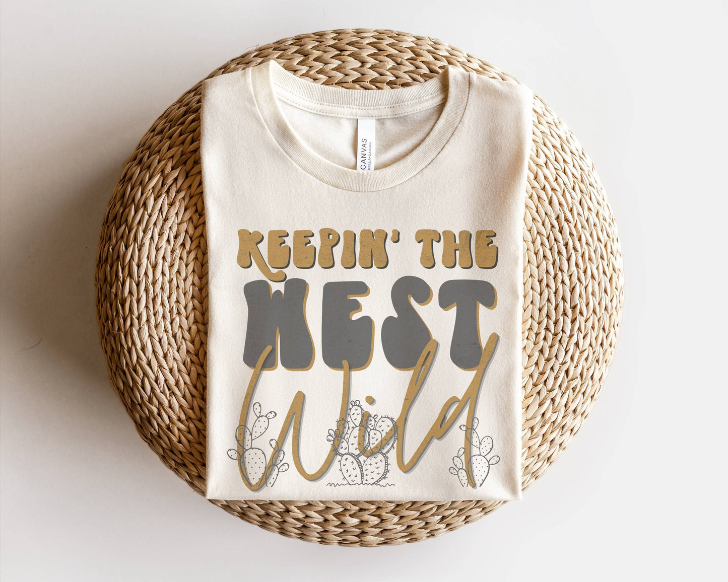 Keeping the West Wild Women's Graphic Tee Western Tees