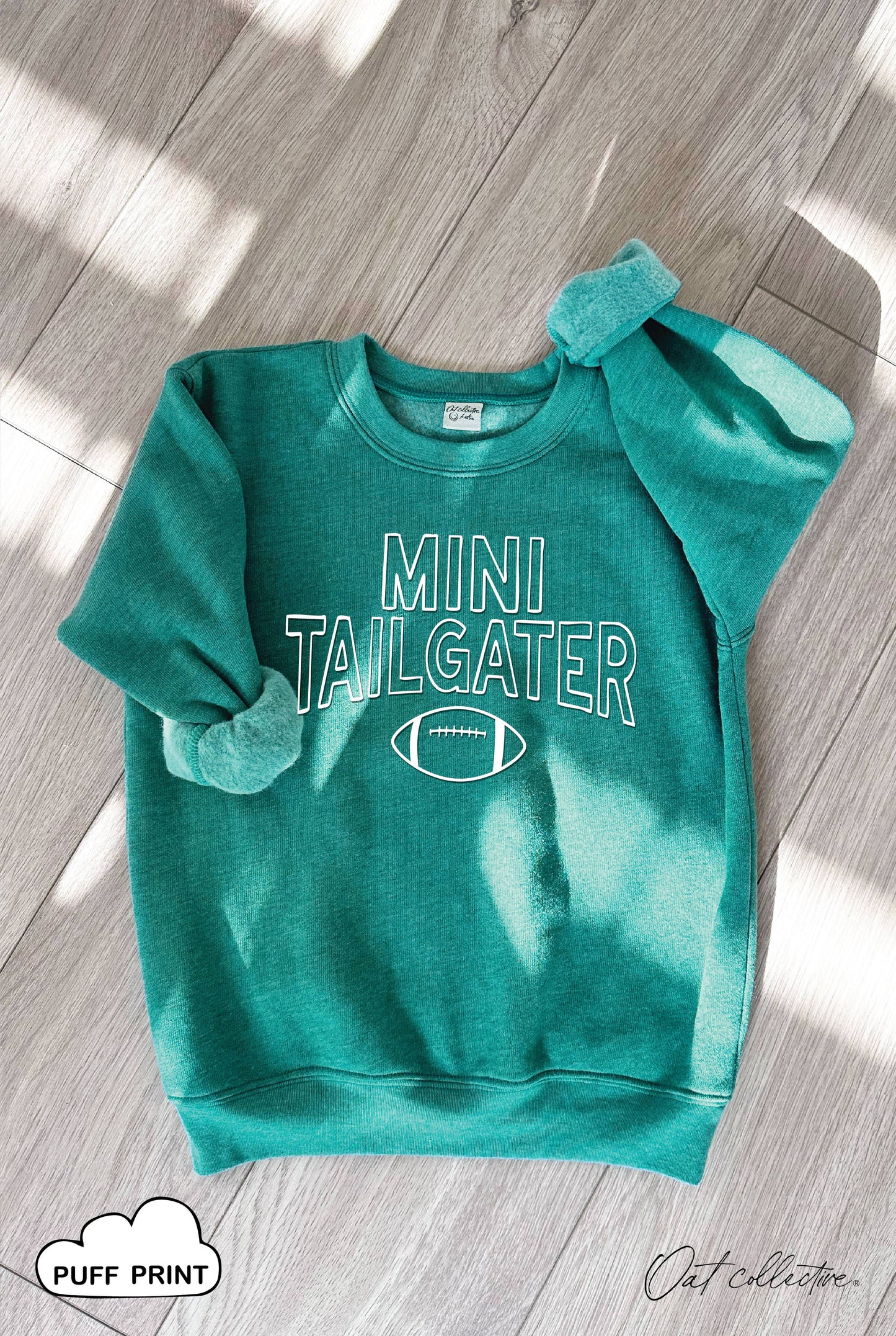 Mini Tailgater Puff Youth Unisex Graphic Sweatshirt