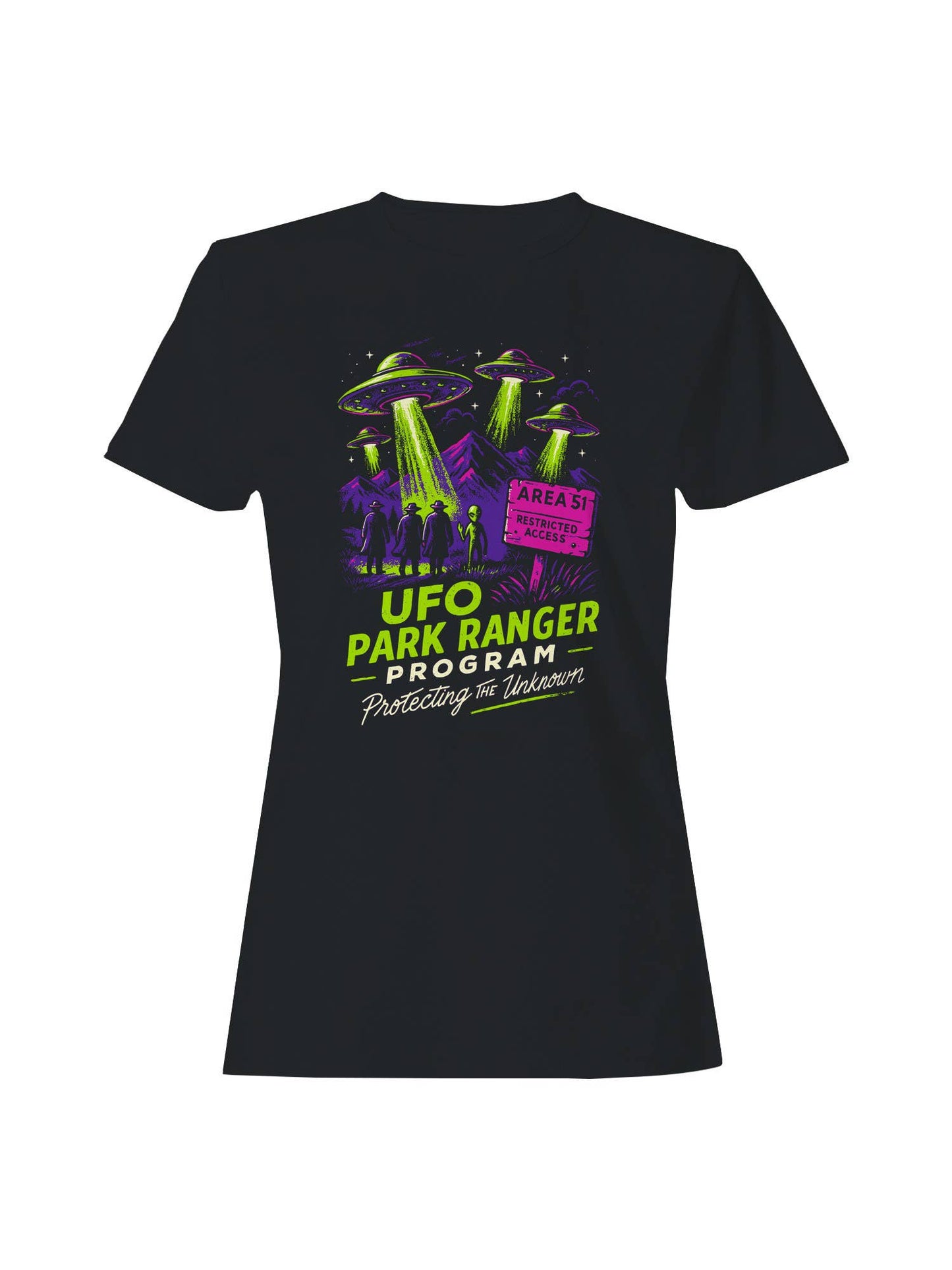 Ufo Park Ranger Area 51 Program Women's T-Shirt