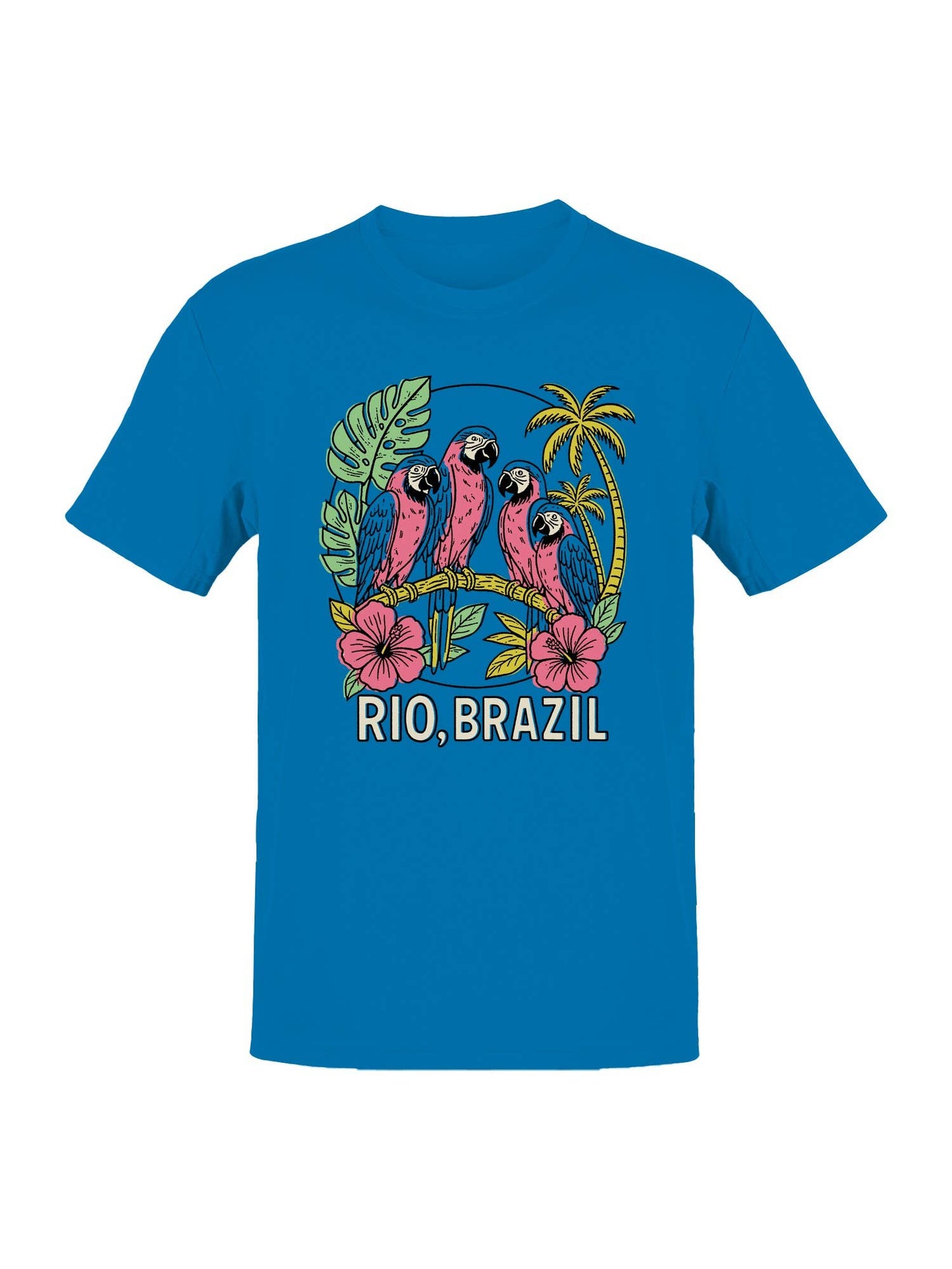 Tropical Parrots of Rio, Brazil Men's T-Shirt