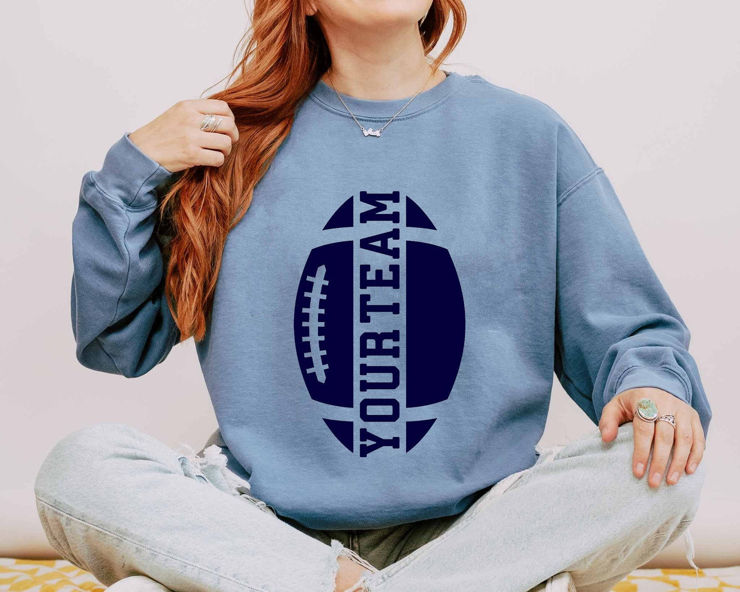 Custom Team Sweatshirt Game Day Sports Apparel