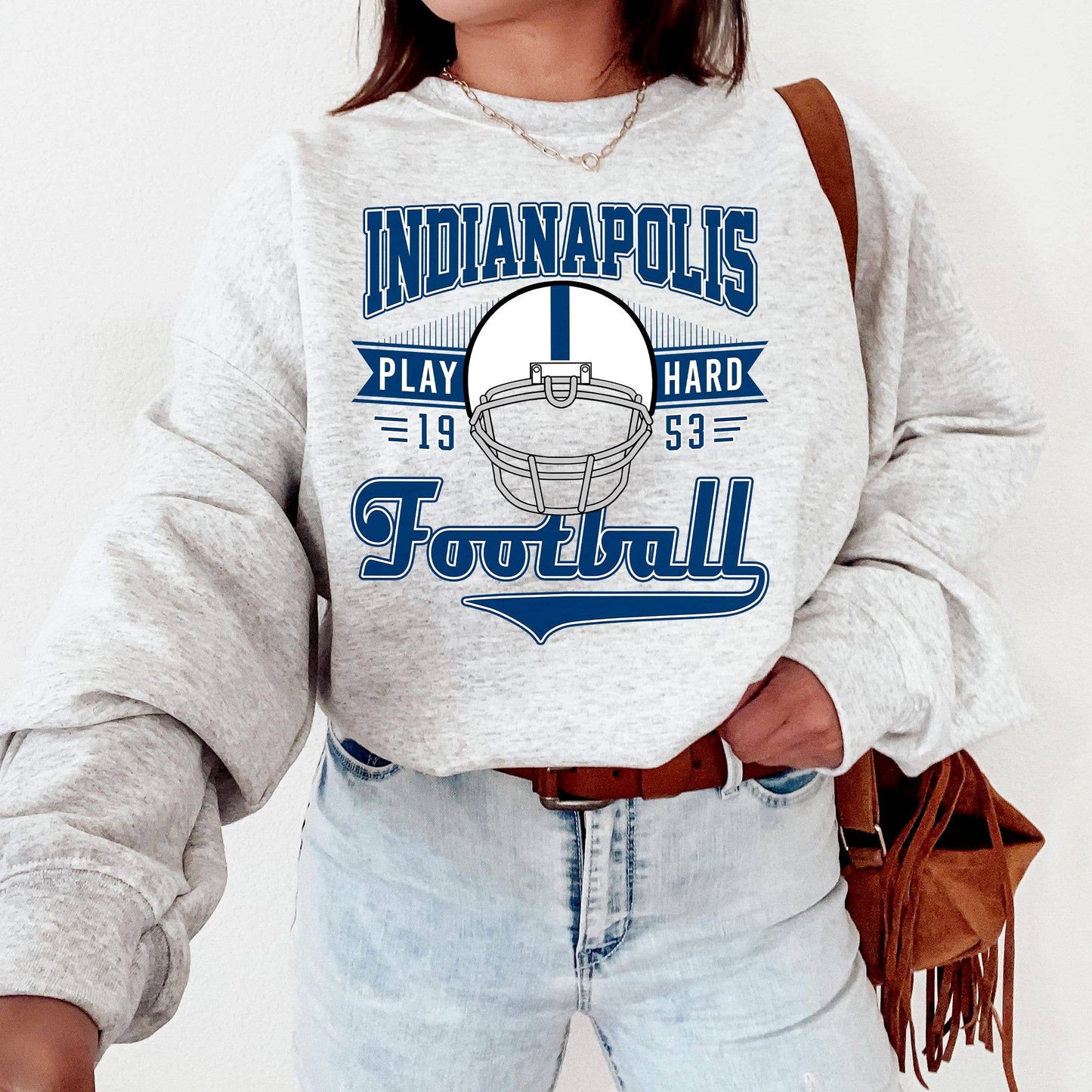 Retro Indianapolis Colts Football Fan Sweatshirt For Gameday