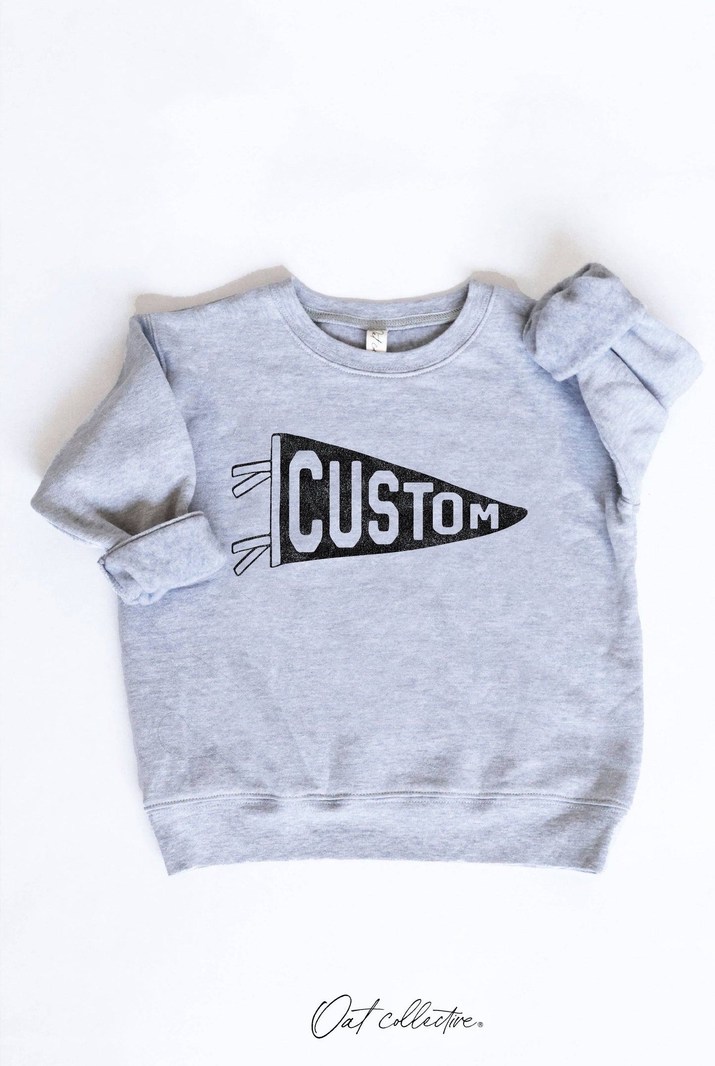 Custom Pennant Toddler Graphic Sweatshirt