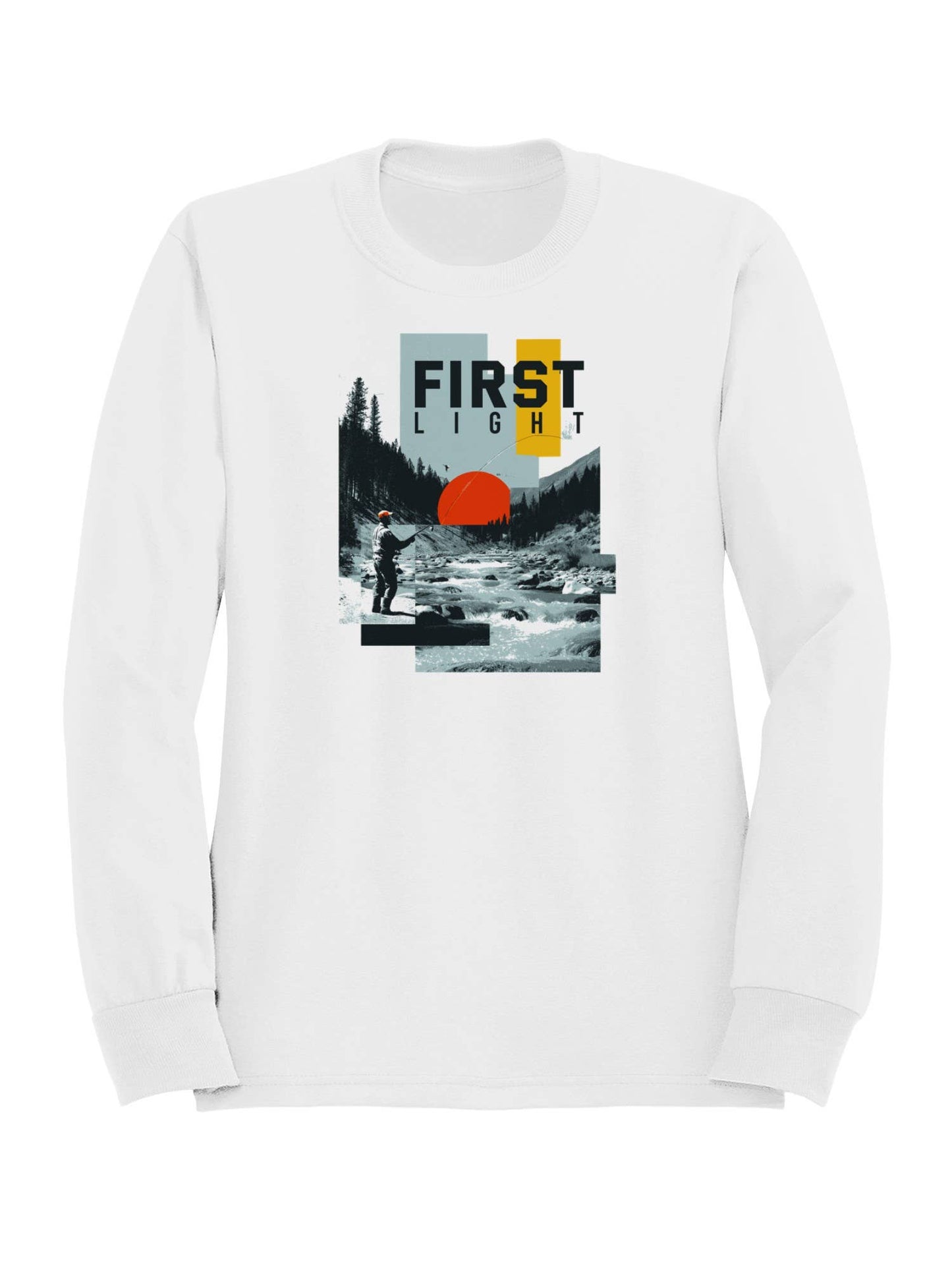 First Light Fly Fishing Landscape Women's Sweatshirt