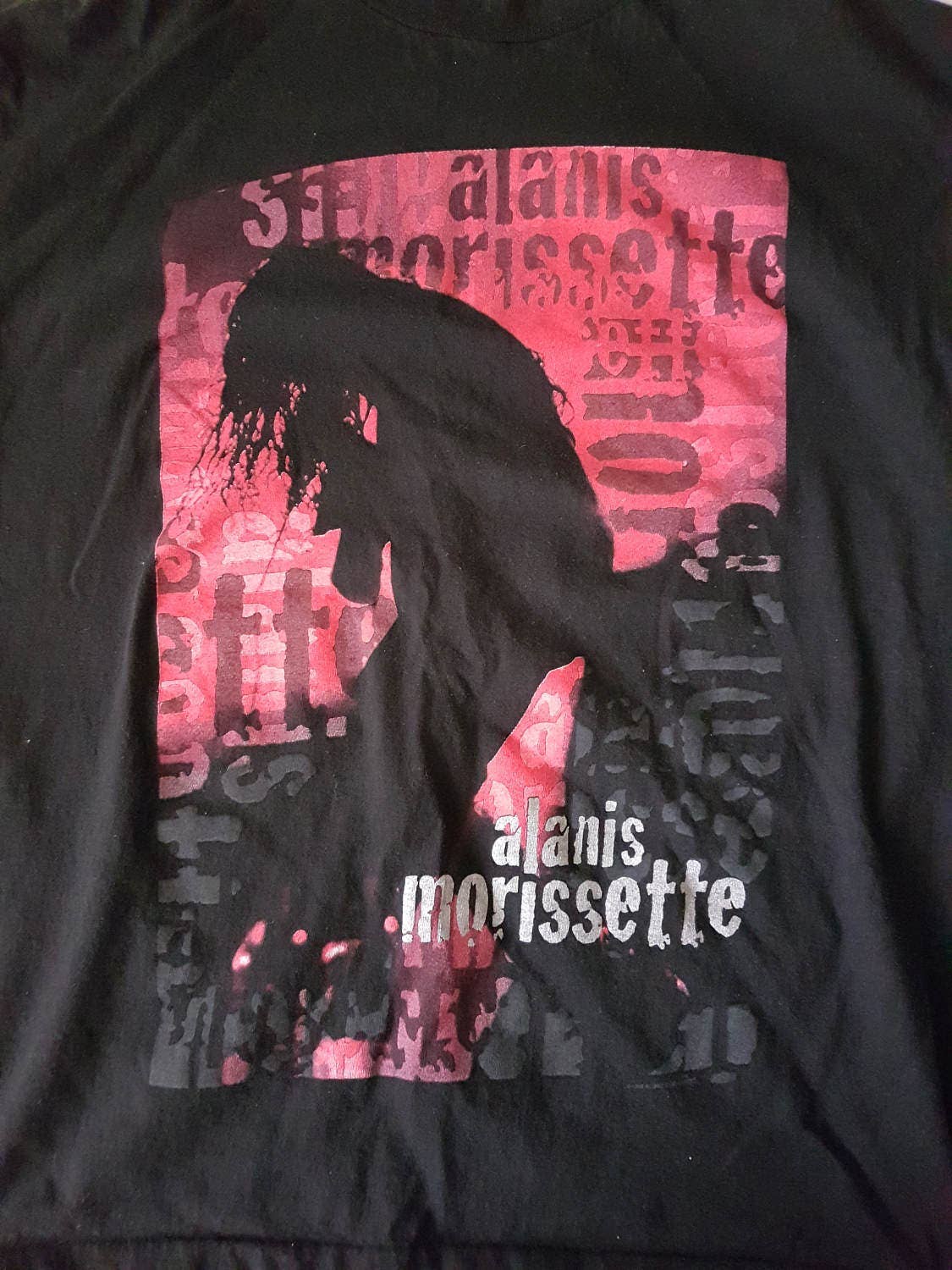Vintage 90S Alanis Morissette Tour T-Shirt Tees