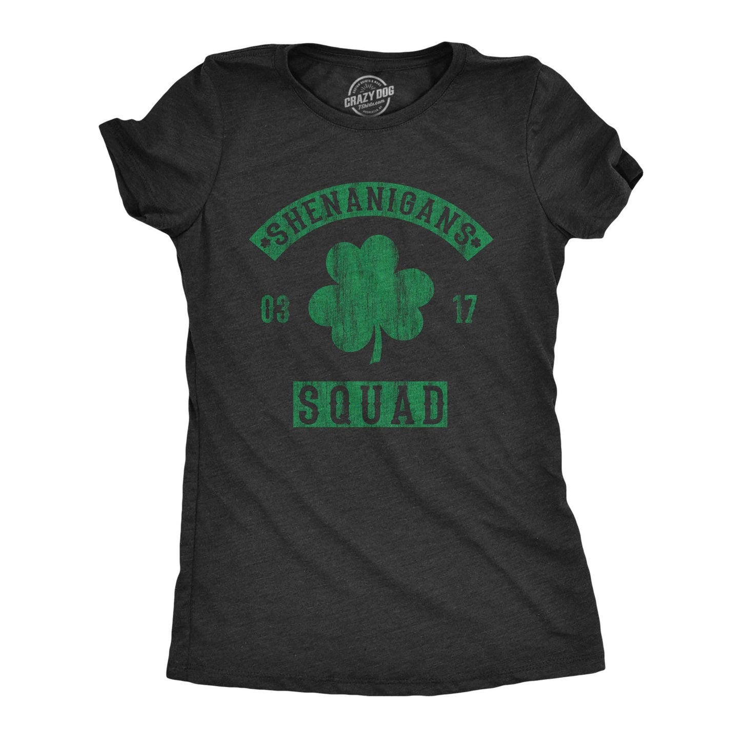 Shenanigans Squad Women's Tshirt Saint Patrick's Day Graphic