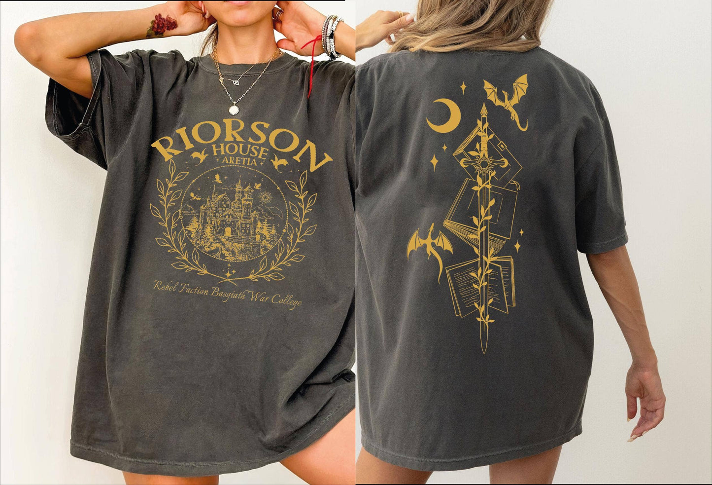 Xaden Riorson Dragon Rider 2-Sided Comfort Colors Shirt