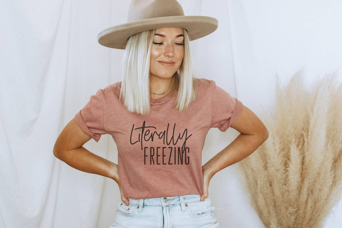 Literally Freezing - Unisex Screen Printed T-Shirt