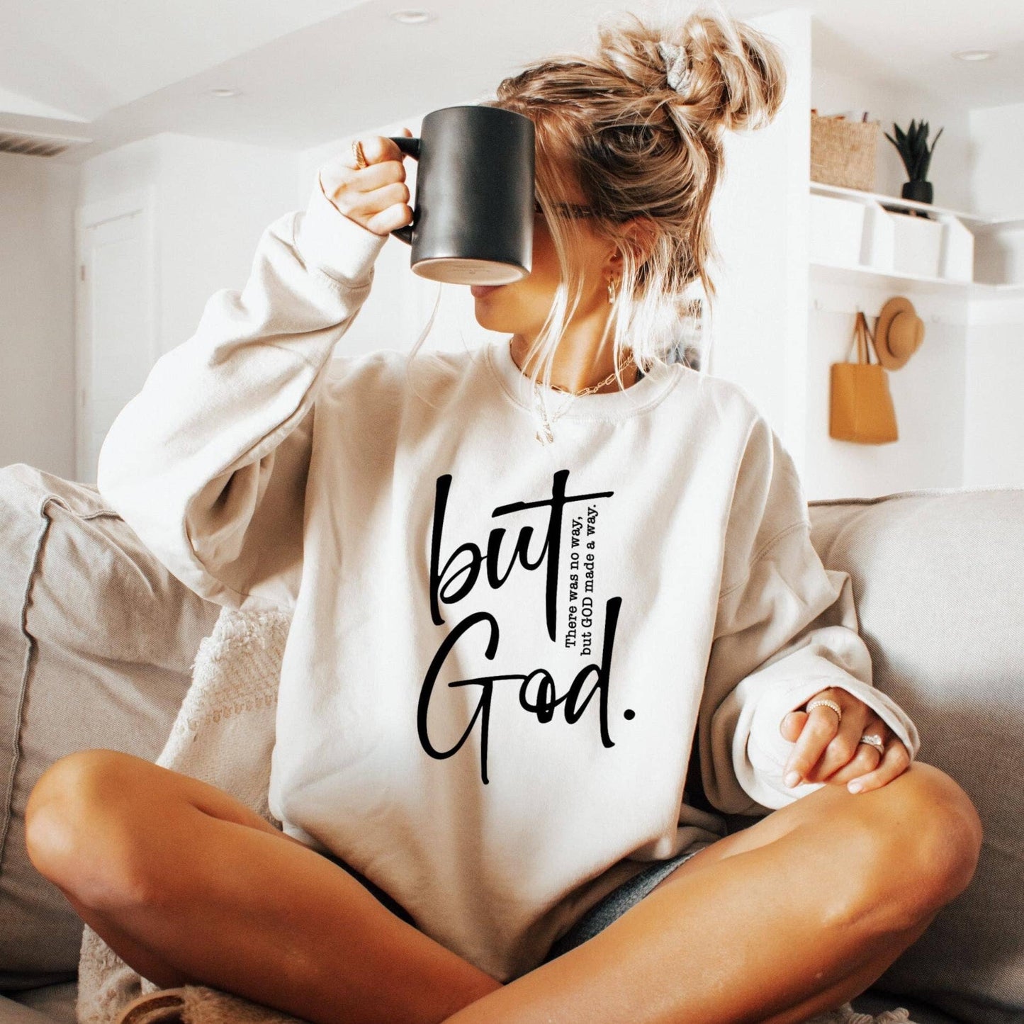 God Sweatshirt Christian Faith Bible Verse Apparel