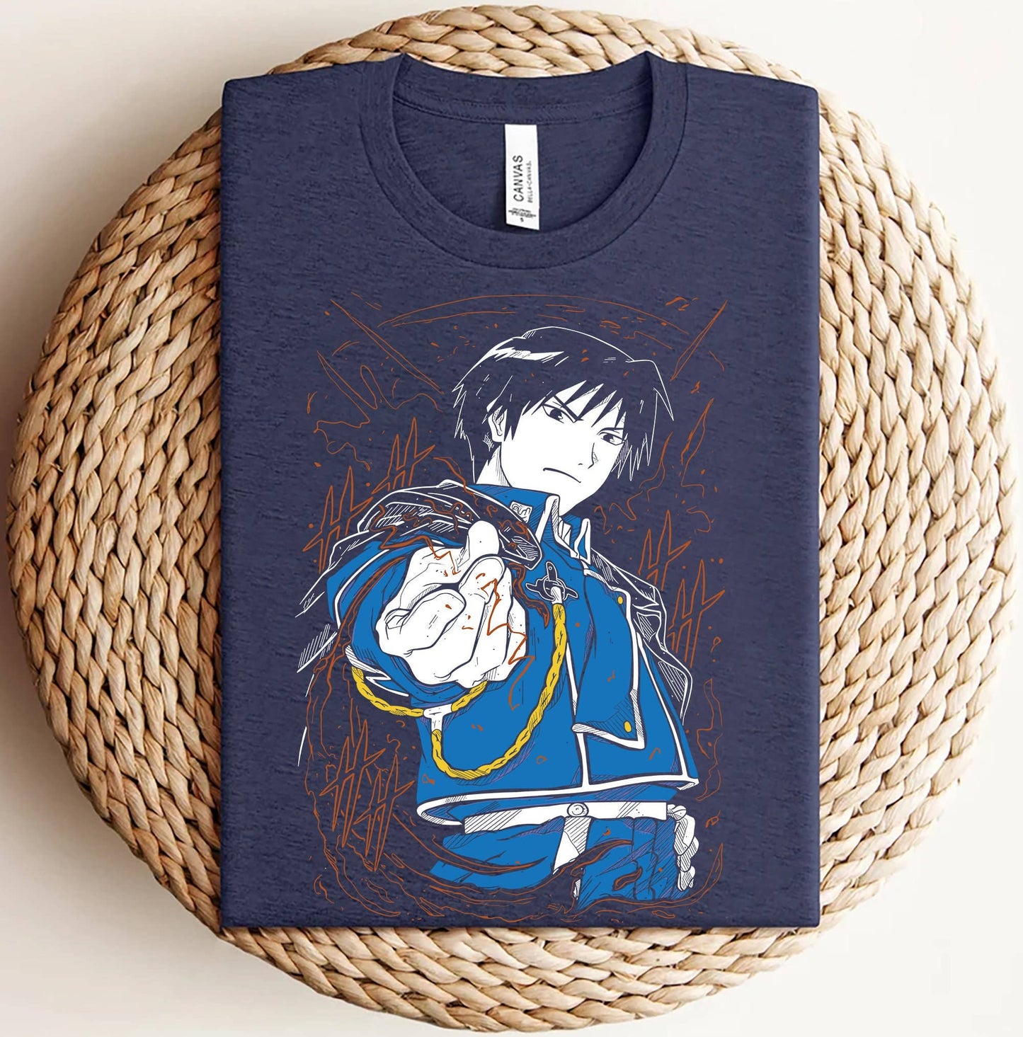 Unisex Anime Shirt – Oldschool Fma Brotherhood Graphic Tee