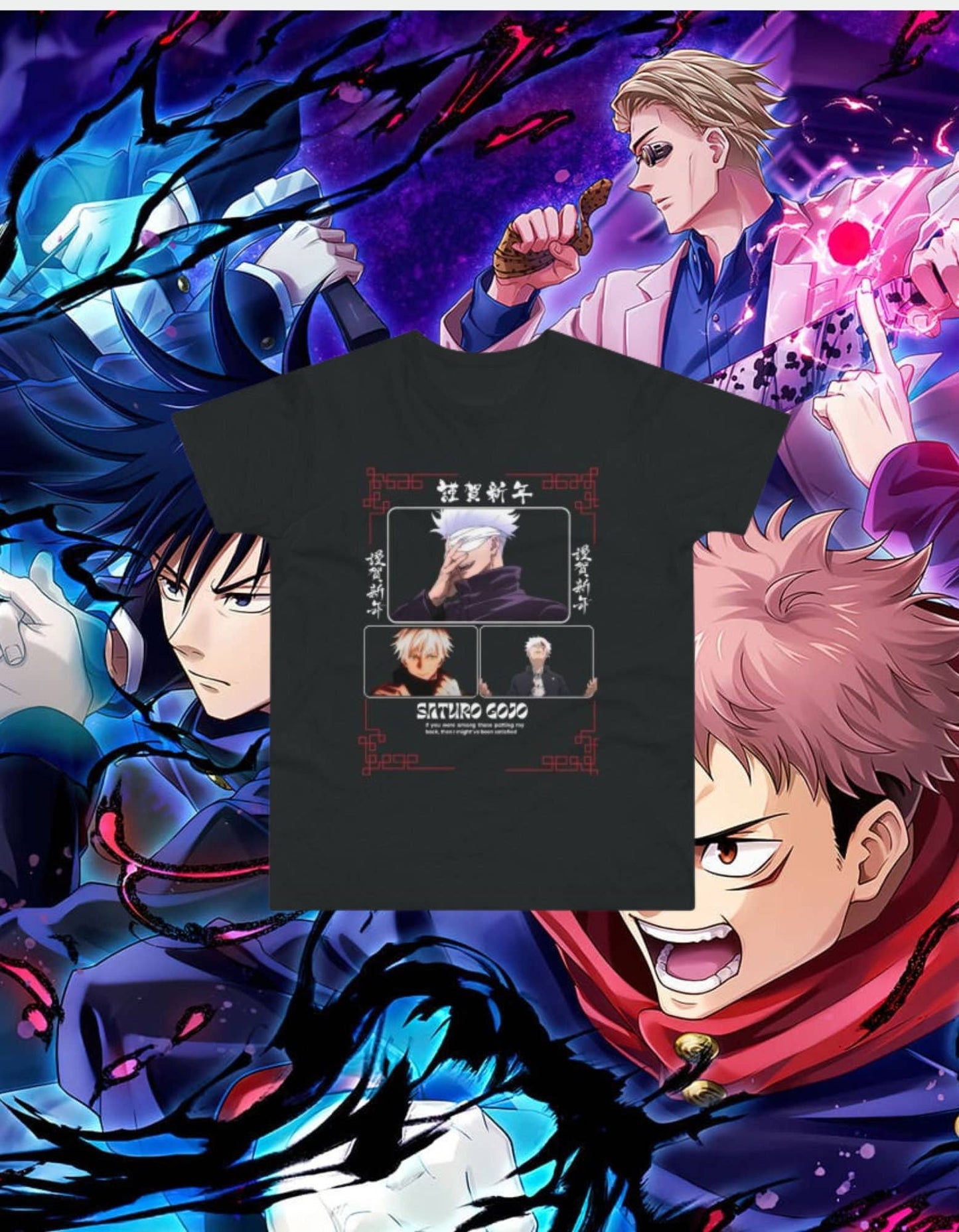 Jujutsu Kaisen T-Shirt – Perfect For Anime Lovers, Unisex