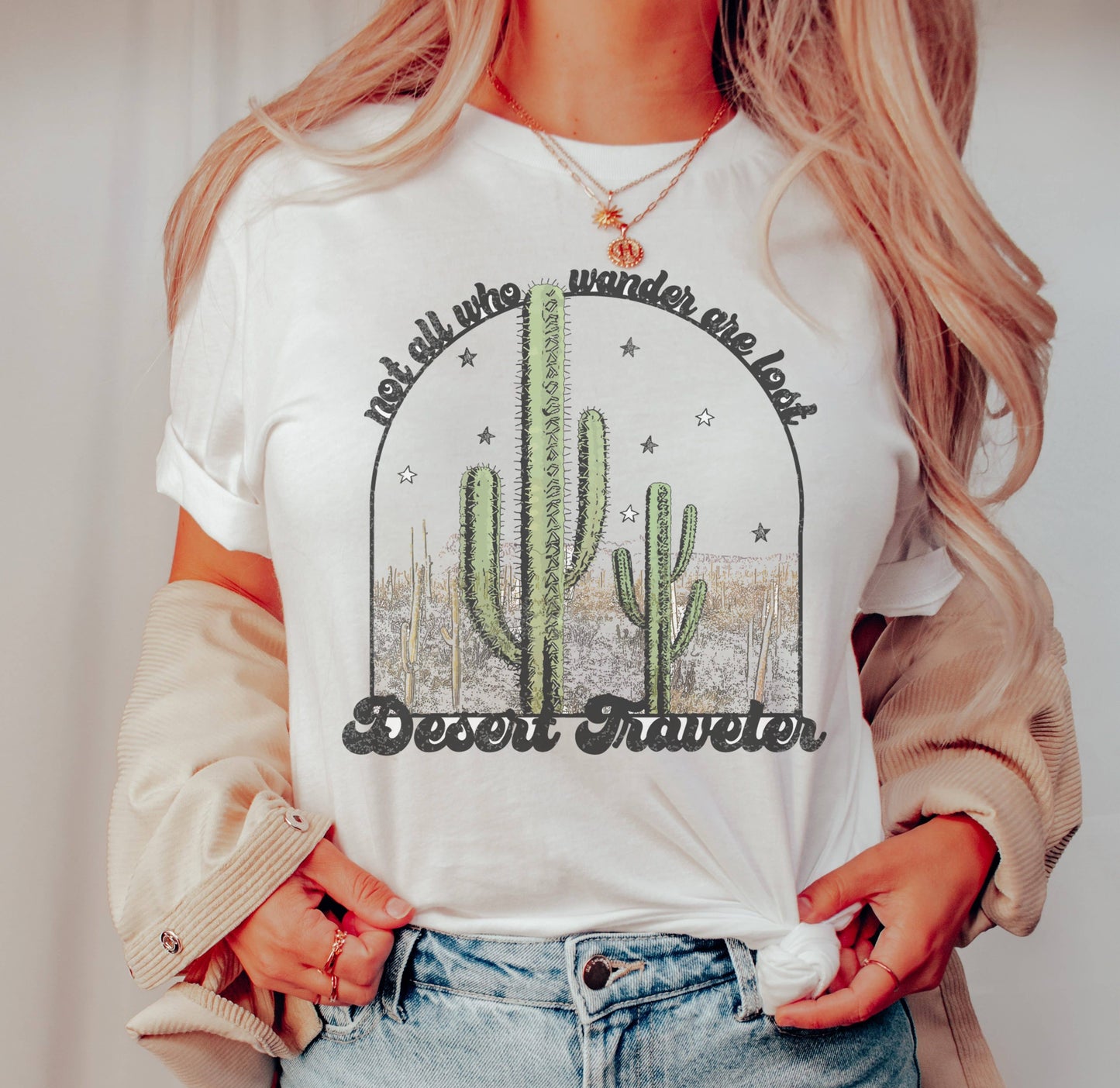 Desert Traveler Cactus Graphic Tee